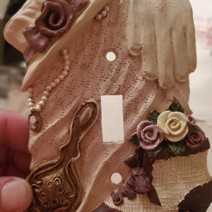 Shabby Chic light switch cover